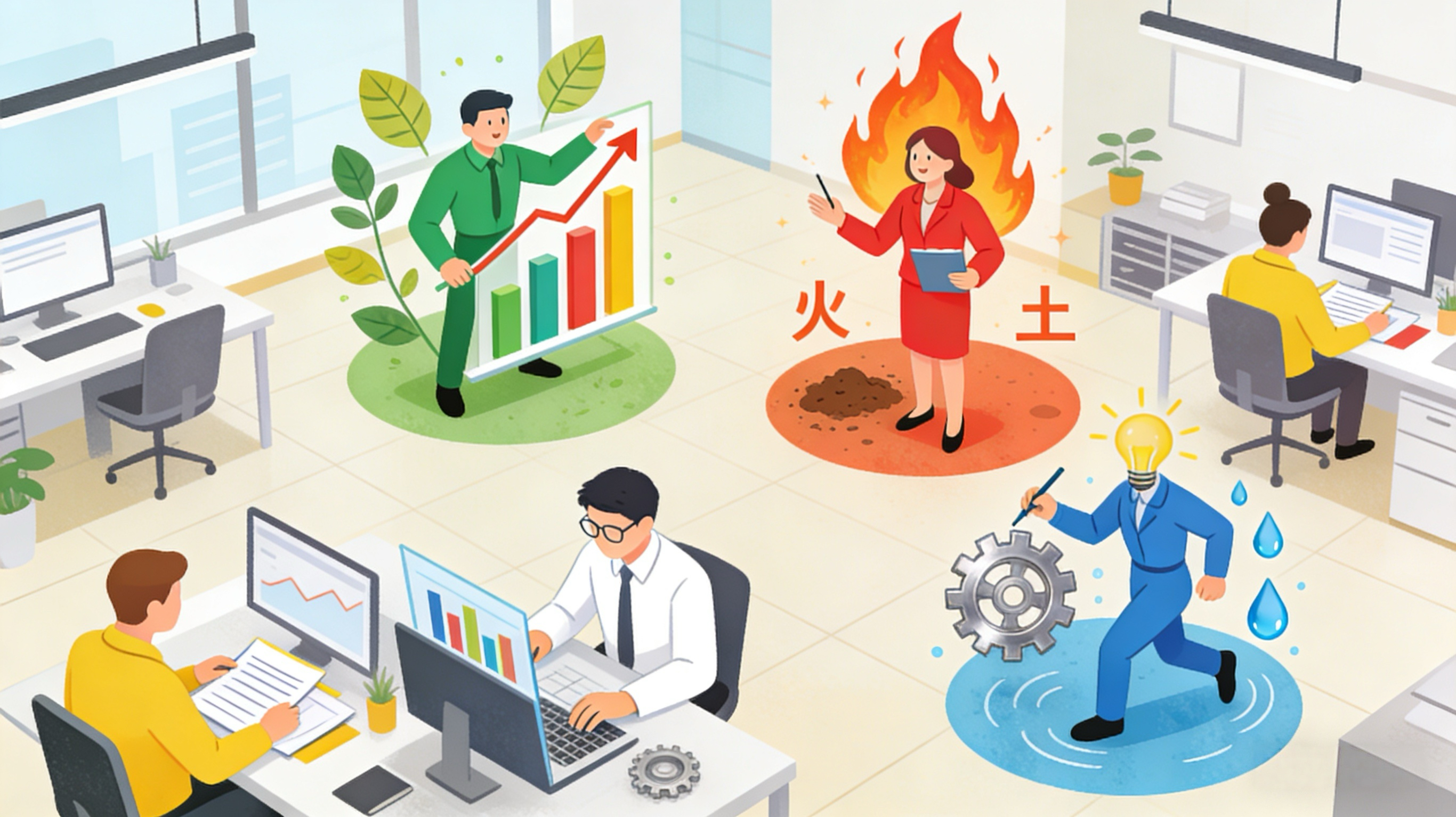 五行在职场：你是哪种能量型的人？