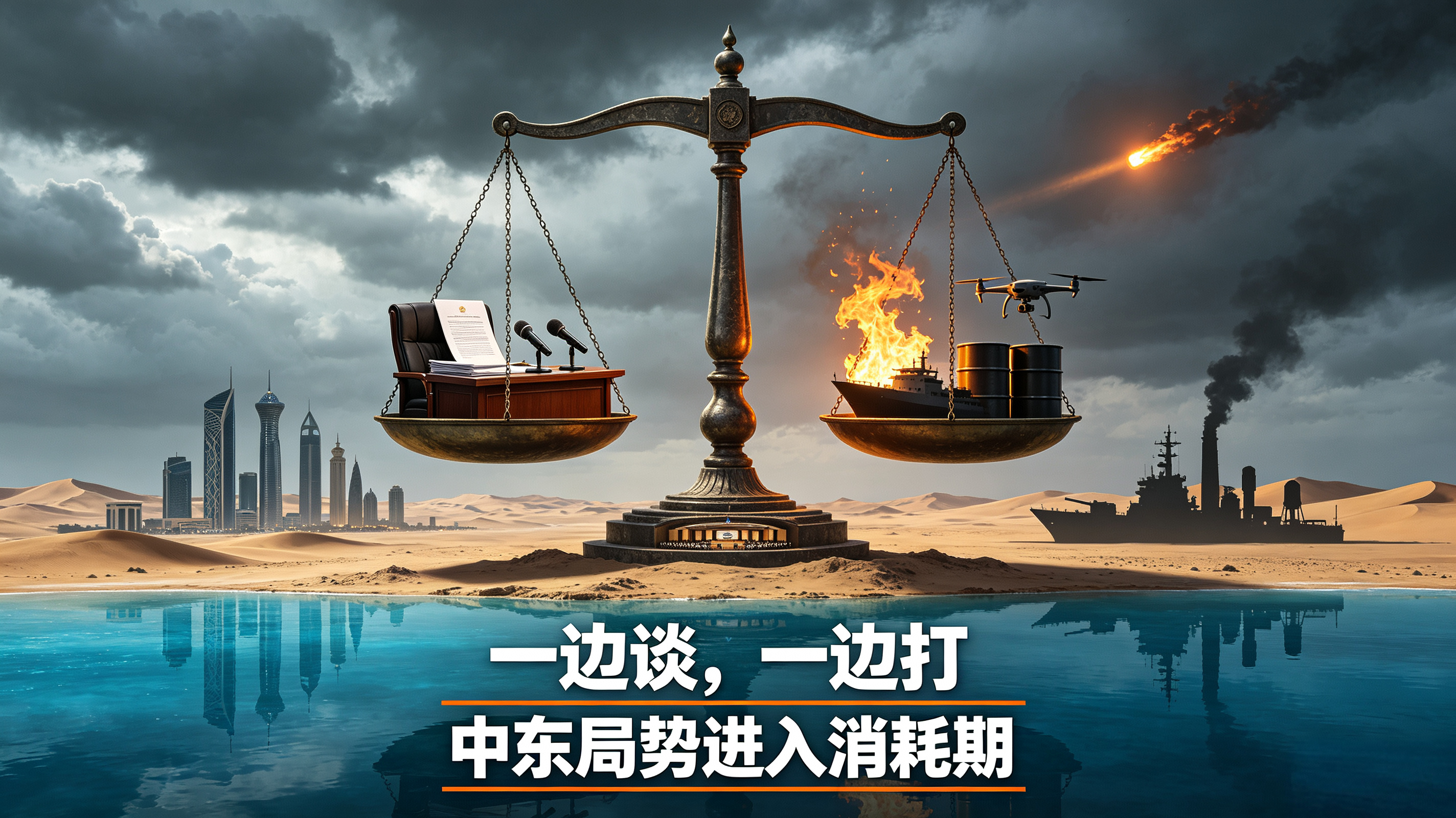 美伊一边谈一边打，中东这把火，根本灭不了